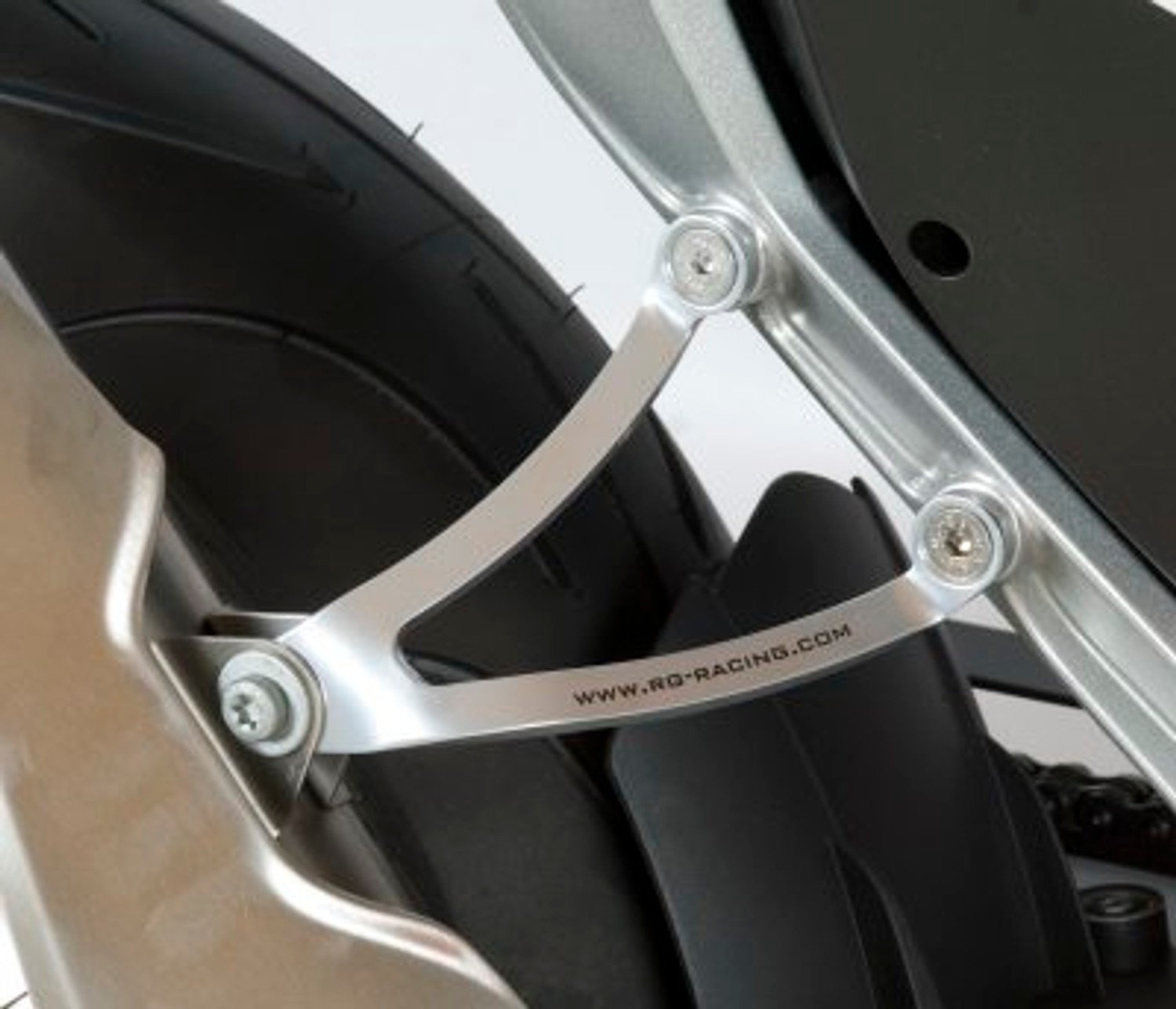 R&G Racing Exhaust Hanger (Silver) for KTM 690 Duke '12-'20 / 690 Duke R '13-'20 R&G Racing Exhaust Hanger (Silver) for KTM 690 Duke '12-'20 / 690 Duke R '13-'20